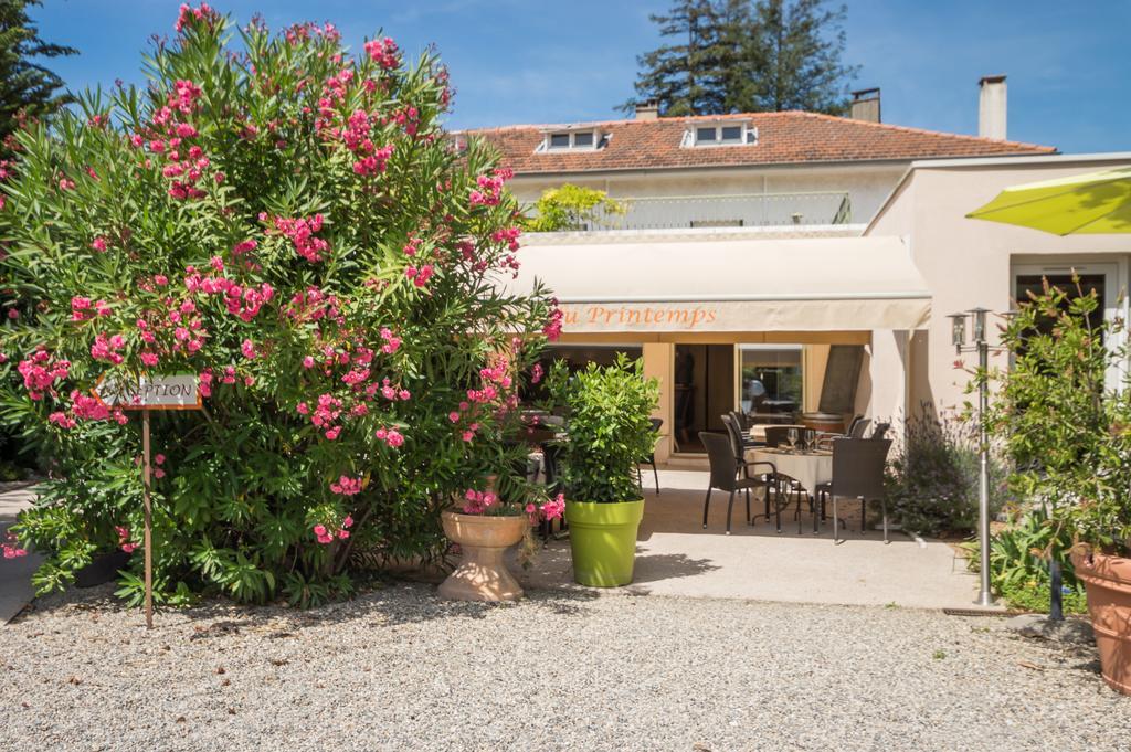 Logis Le Printemps Hôtel Restaurant - Montélimar Exterior foto